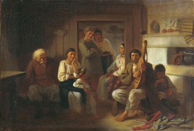 "The blind banduryst", Trutovskyi, 1862